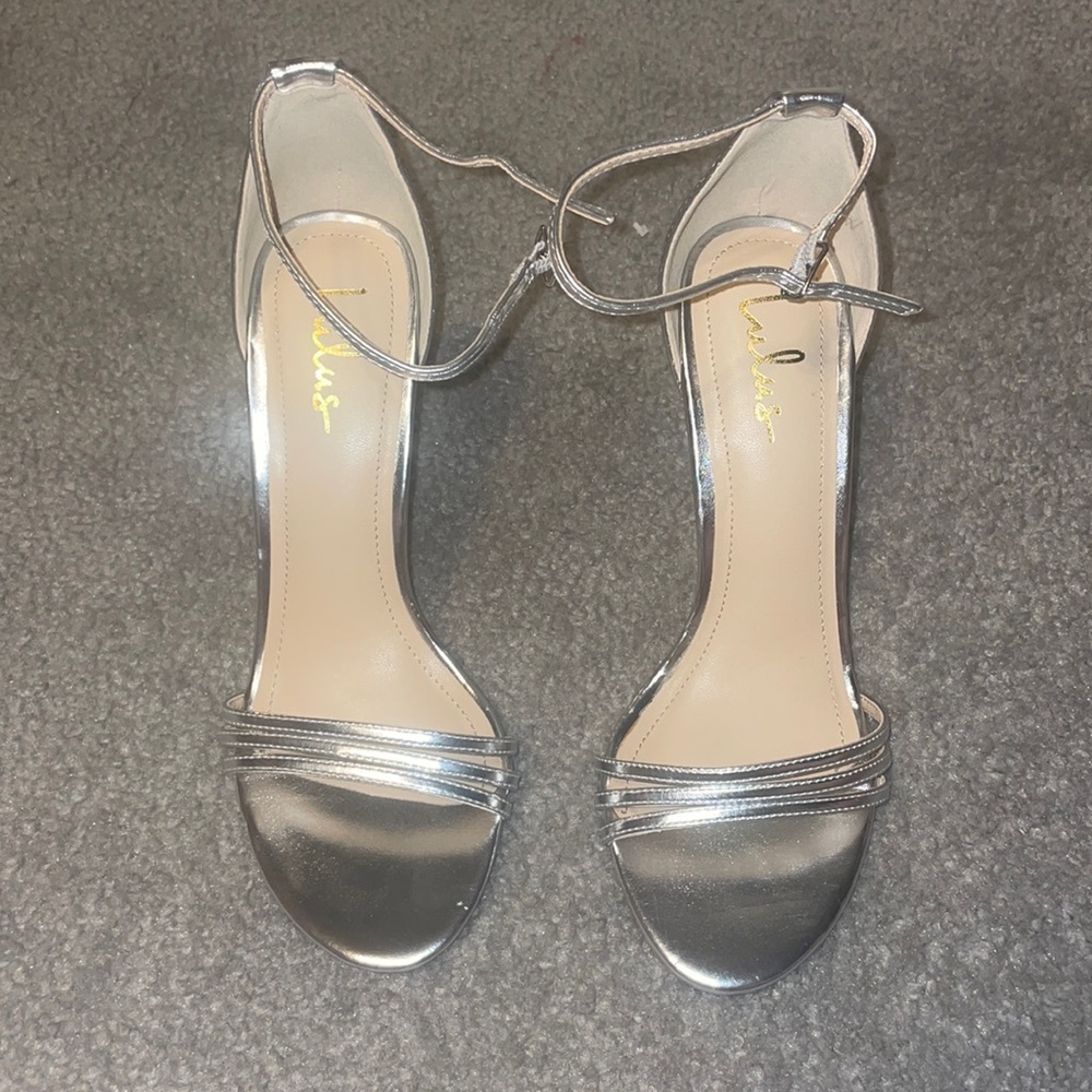 Lulus Silver High Heels